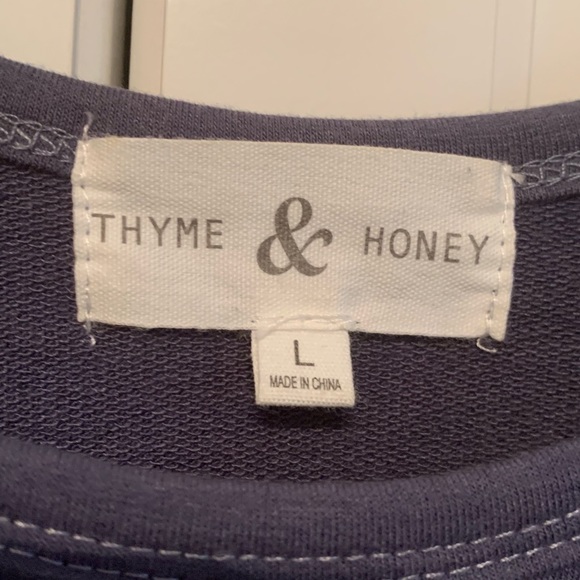 Thyme and Honey Cold Shoulder Ruffle Top - Picture 7 of 7